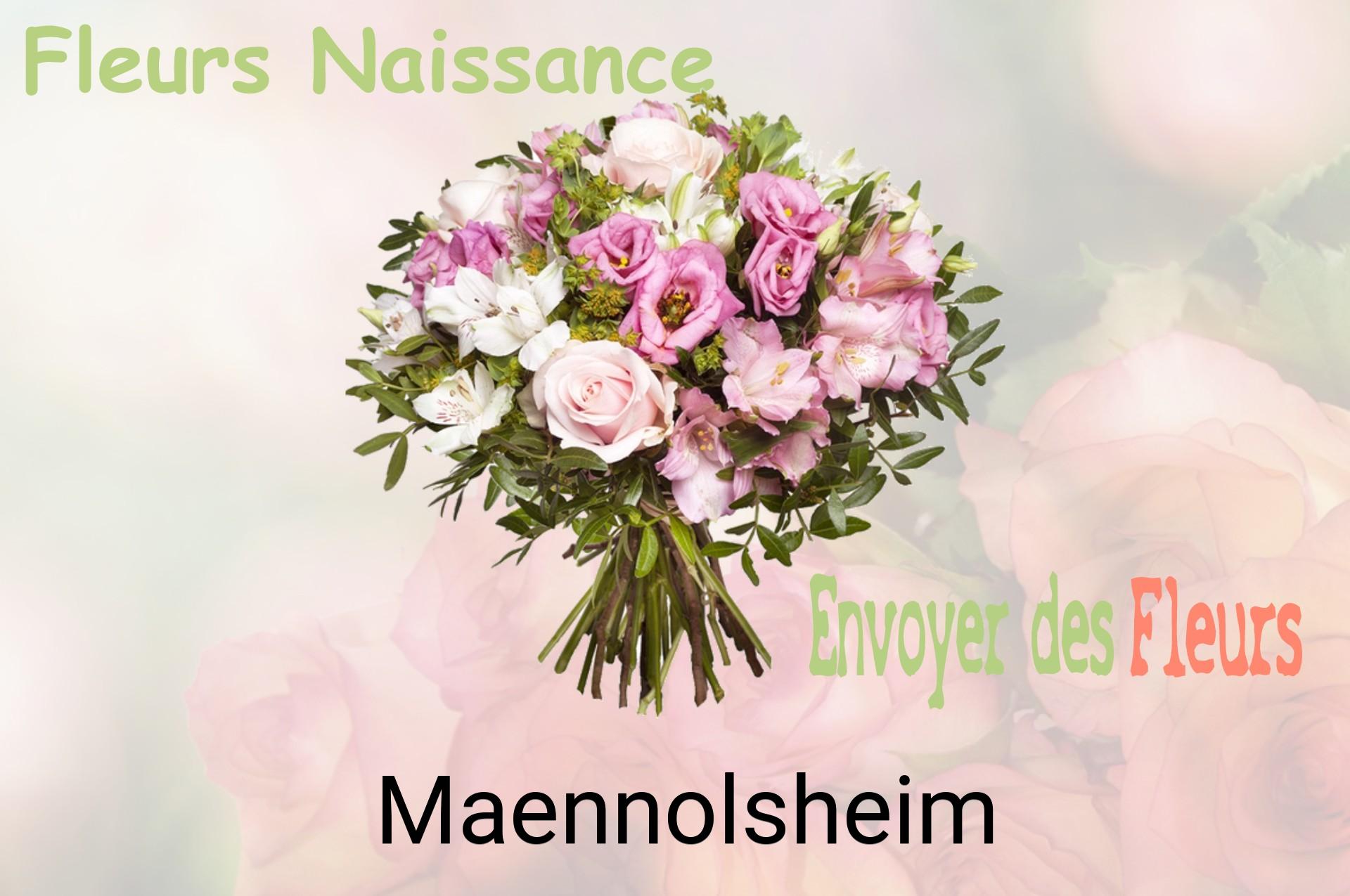 Bouquet de fleurs de naissance livré à Maennolsheim